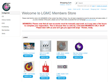 Tablet Screenshot of members.lgmc.org.uk